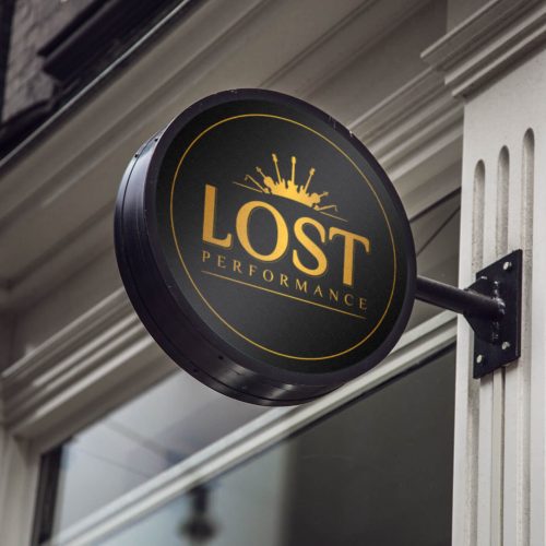 Lost Performance Bar logo tasarımı